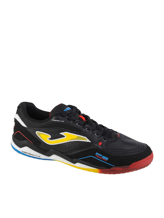 Joma FS 2201 IN FSS2201IN Χαμηλά Ποδοσφαιρικά Παπούτσια Σάλας Μαύρα