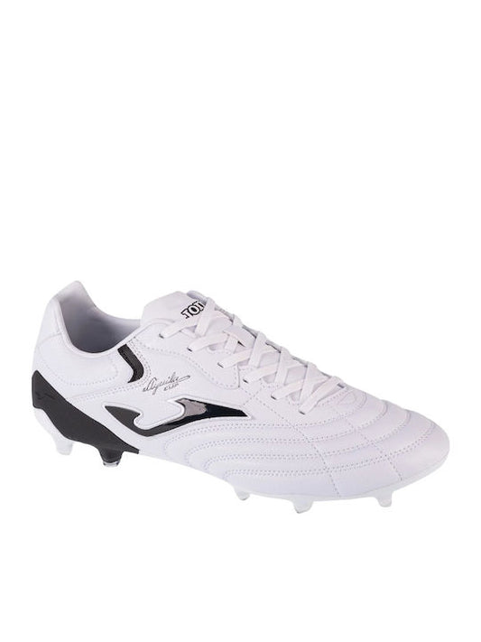 Joma Aguila Cup FG ACUS2402 Χαμηλά Ποδοσφαιρικά Παπούτσια με Τάπες Λευκά