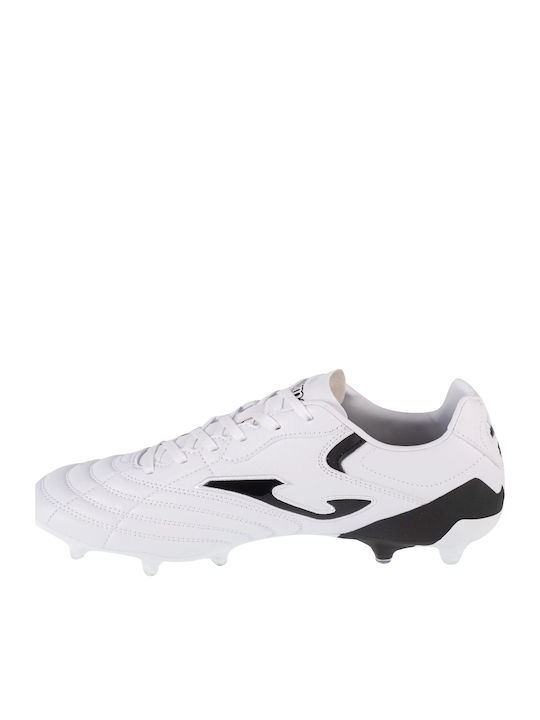 Joma Aguila Cup FG ACUS2402 Χαμηλά Ποδοσφαιρικά Παπούτσια με Τάπες Λευκά