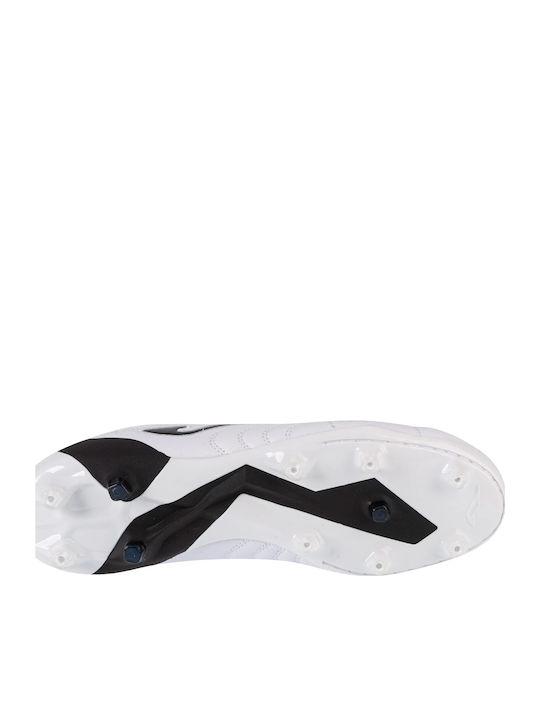Joma Aguila Cup FG ACUS2402 Χαμηλά Ποδοσφαιρικά Παπούτσια με Τάπες Λευκά