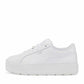Puma Carmen Γυναικεία Flatforms Sneakers Λευκά 384615-01