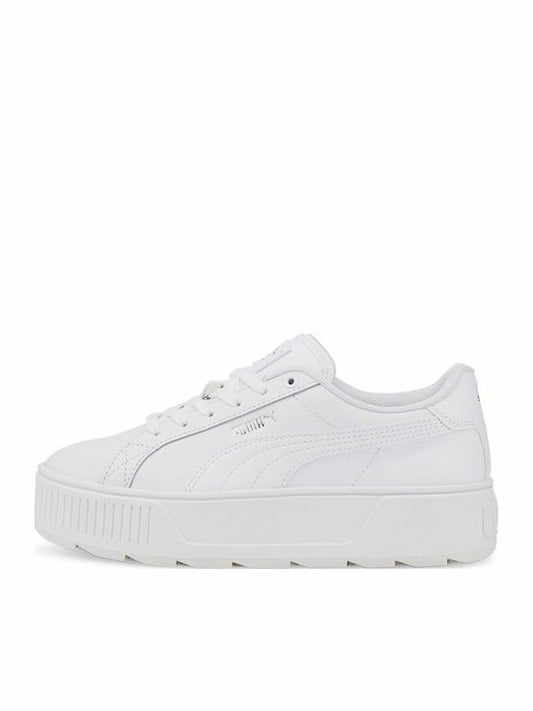 Puma Carmen Γυναικεία Flatforms Sneakers Λευκά 384615-01