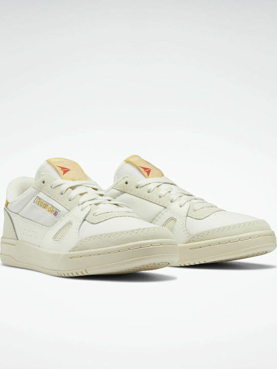 Reebok Lt Court Ανδρικά Sneakers Bright Ochre / Cloud White / Vector Red GX8908