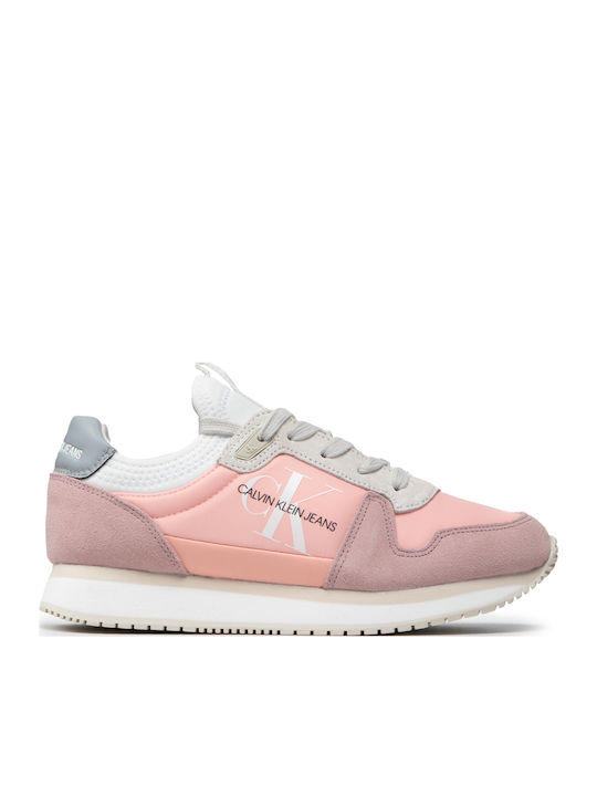 Calvin Klein Runner Γυναικεία Sneakers Ροζ YW0YW00462-TA9