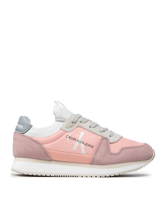 Calvin Klein Runner Γυναικεία Sneakers Ροζ YW0YW00462-TA9