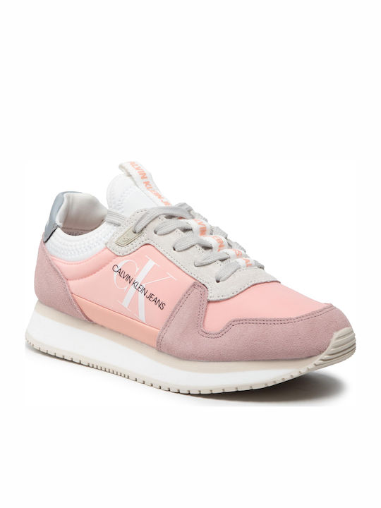 Calvin Klein Runner Γυναικεία Sneakers Ροζ YW0YW00462-TA9