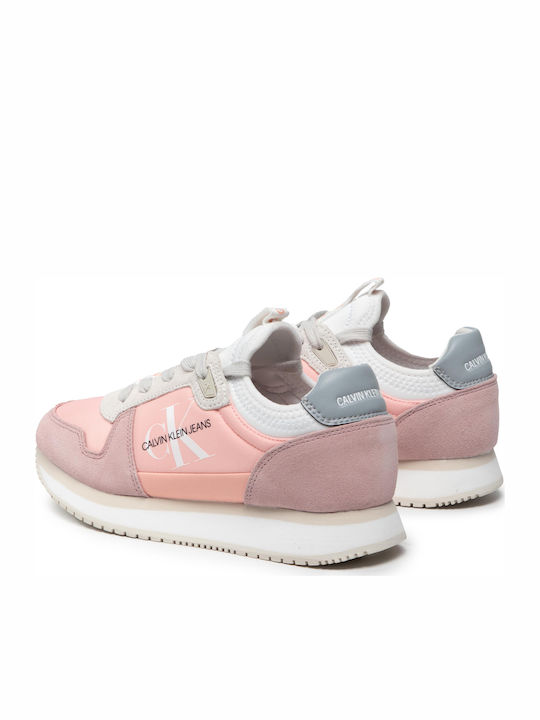 Calvin Klein Runner Γυναικεία Sneakers Ροζ YW0YW00462-TA9