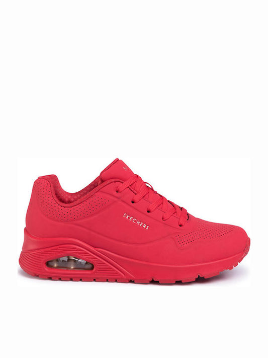 Skechers Uno Stand on Air Γυναικεία Sneakers Κόκκινα 73690-RED