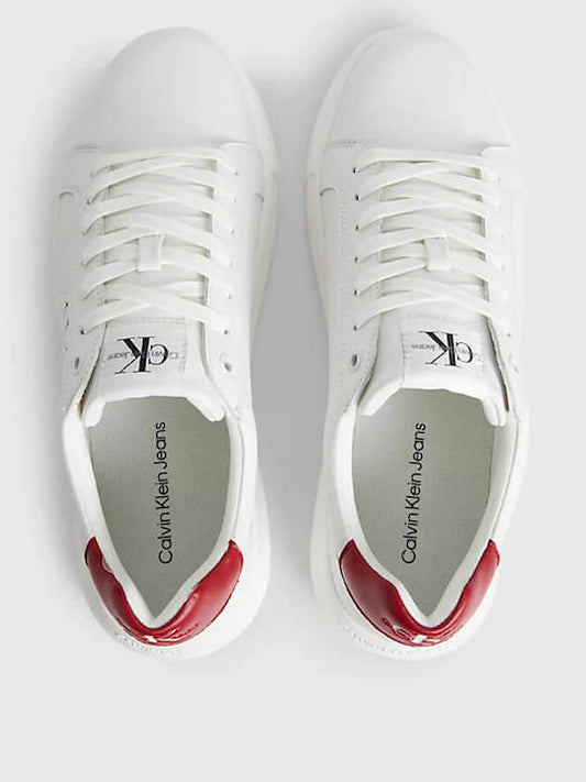 Calvin Klein Monologo Ανδρικά Sneakers Λευκά YM0YM00681-03A