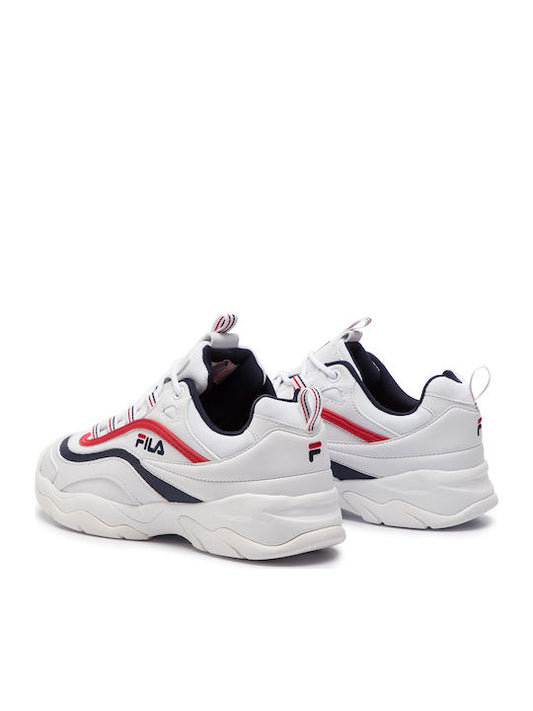 Fila Ray Low Γυναικεία Chunky Sneakers Λευκά 1010562-150