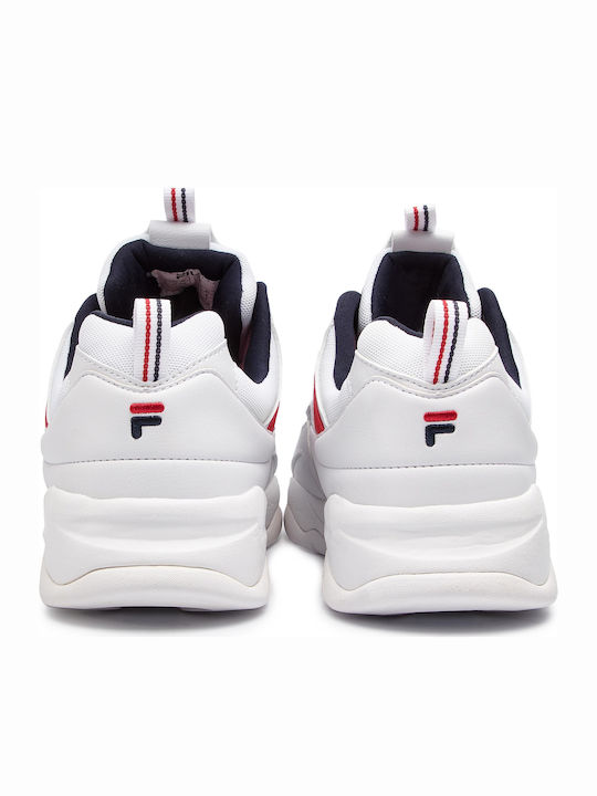 Fila Ray Low Γυναικεία Chunky Sneakers Λευκά 1010562-150