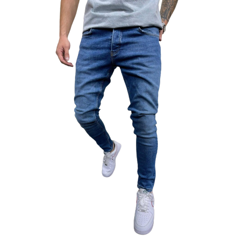 Jean Black Island 15438 Μπλε skinny fit